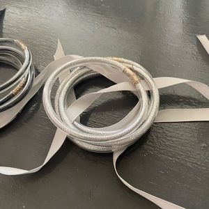 Silver Buddha girl inspired bracelets